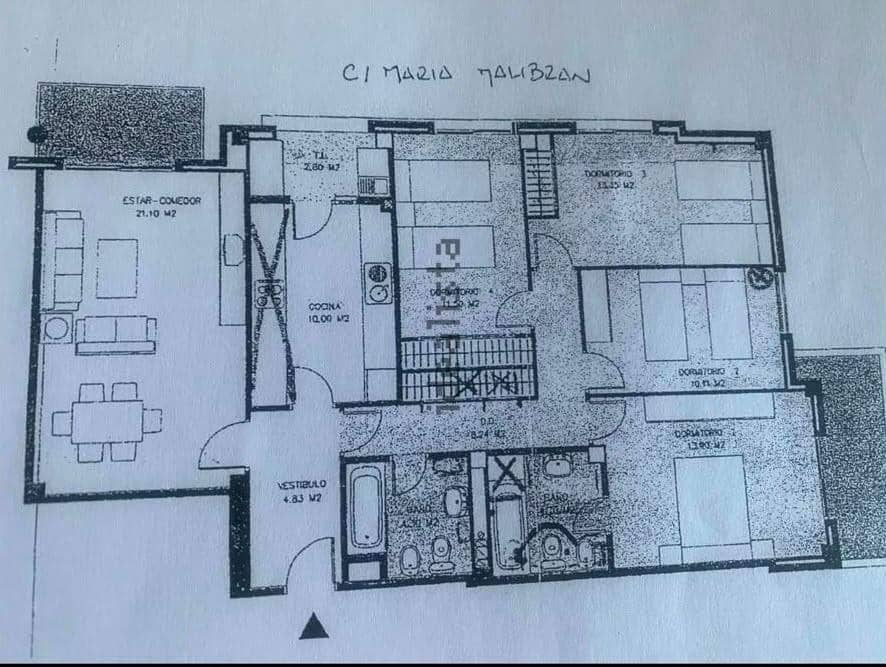 4 slaapkamer Flat te koop in Cordoba stad met zwembad garage - € 299.000 (Ref: 9896408)
