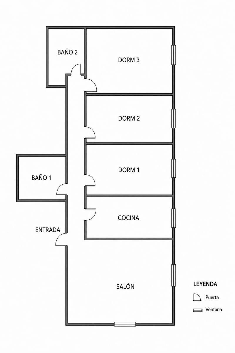 3 quarto Apartamento para venda em Cordova cidade com piscina - 357 000 € (Ref: 9922378)