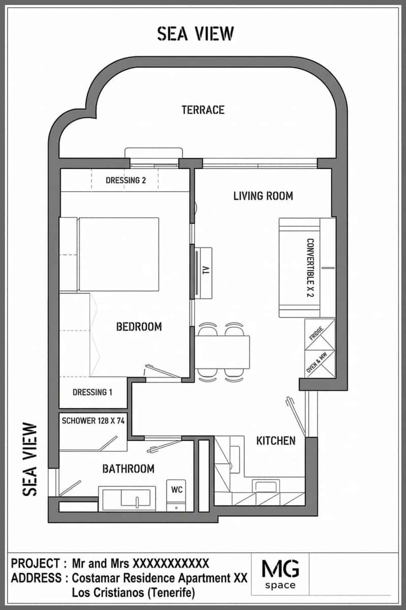 1 soverom Leilighet til salgs i Los Cristianos med svømmebasseng garasje - € 385 000 (Ref: 10004610)