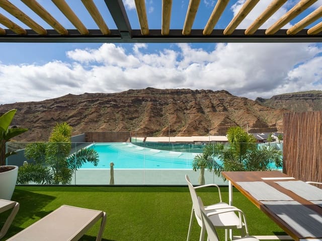 Apartamento de 1 habitación en Puerto Rico, Mogán en alquiler con piscina garaje - 1.900 € (Ref: 10013928)