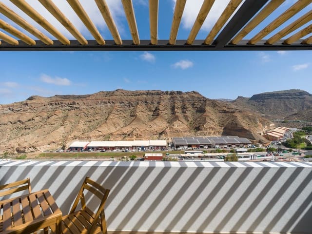 1 quarto Apartamento para arrendar em Puerto Rico, Mogán com piscina garagem - 1 500 € (Ref: 10030017)