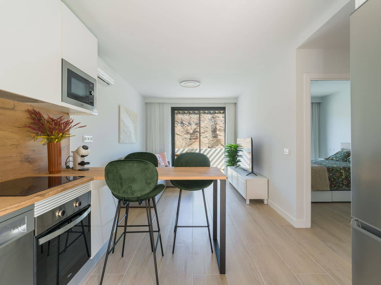 Apartamento de 1 habitación en Puerto Rico en alquiler con piscina garaje - 1.500 € (Ref: 10030017)