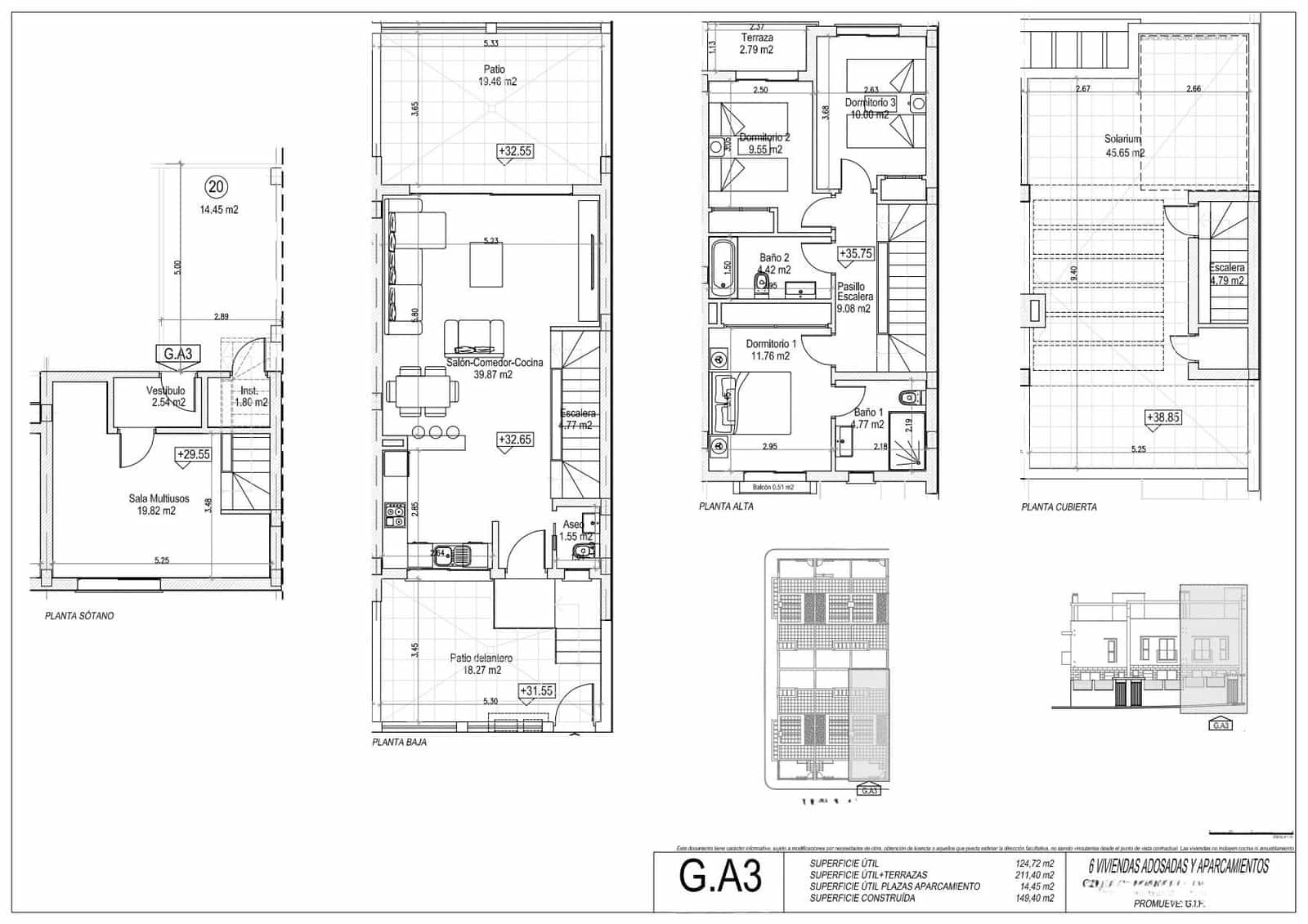 Adosado de 3 habitaciones en Mijas en venta con garaje - 450.000 € (Ref: 8865397)