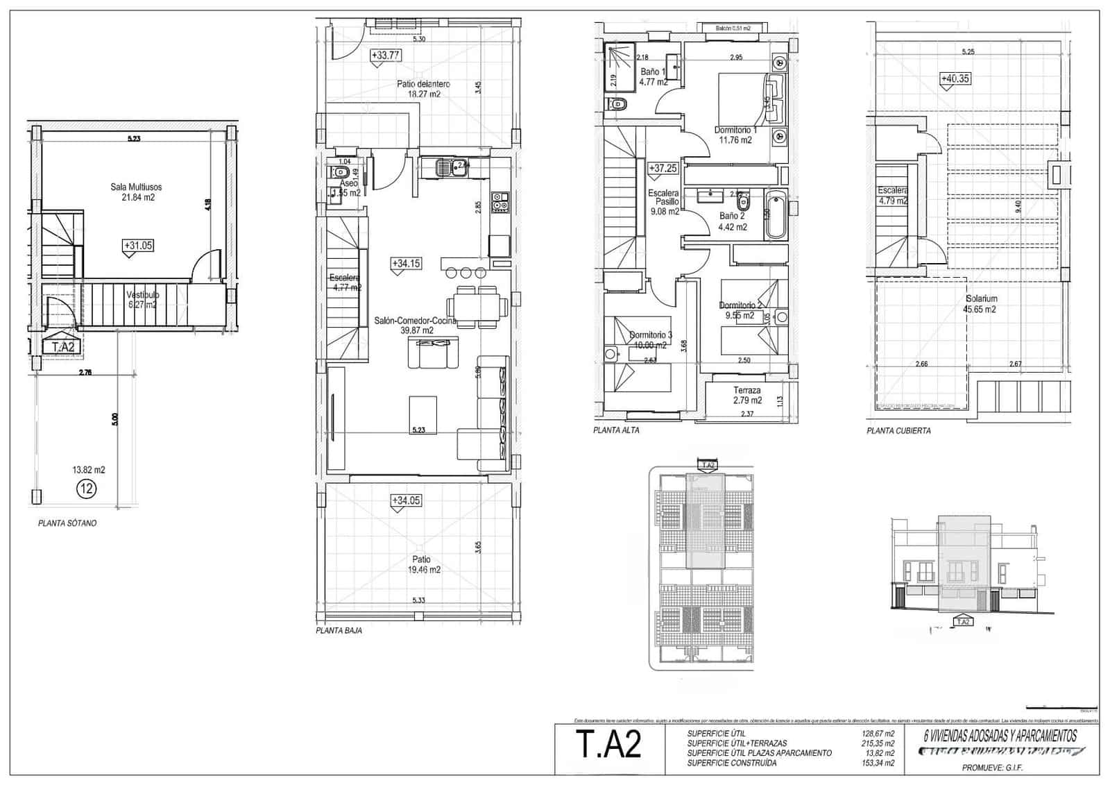 Adosado de 3 habitaciones en Mijas en venta con garaje - 450.000 € (Ref: 8865397)
