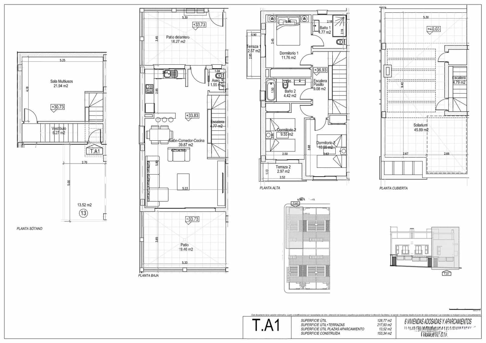 Adosado de 3 habitaciones en Mijas en venta con garaje - 450.000 € (Ref: 8865397)