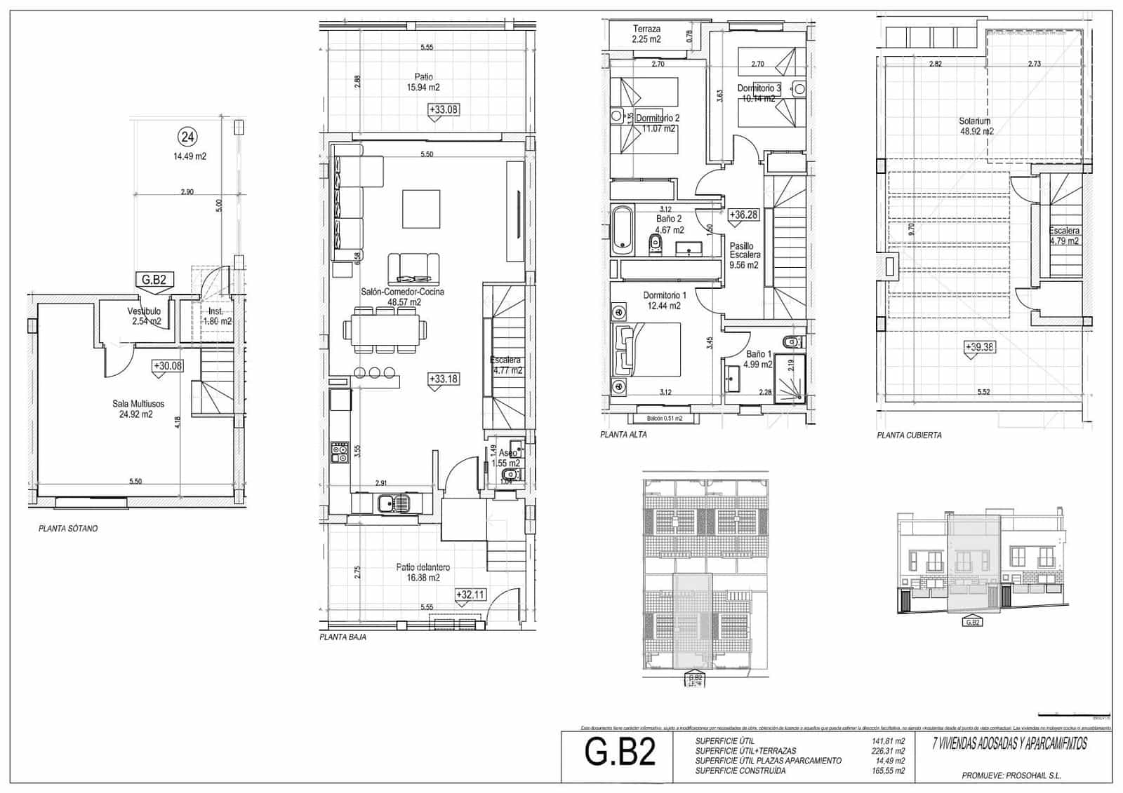 Adosado de 3 habitaciones en Mijas en venta con garaje - 450.000 € (Ref: 8865397)