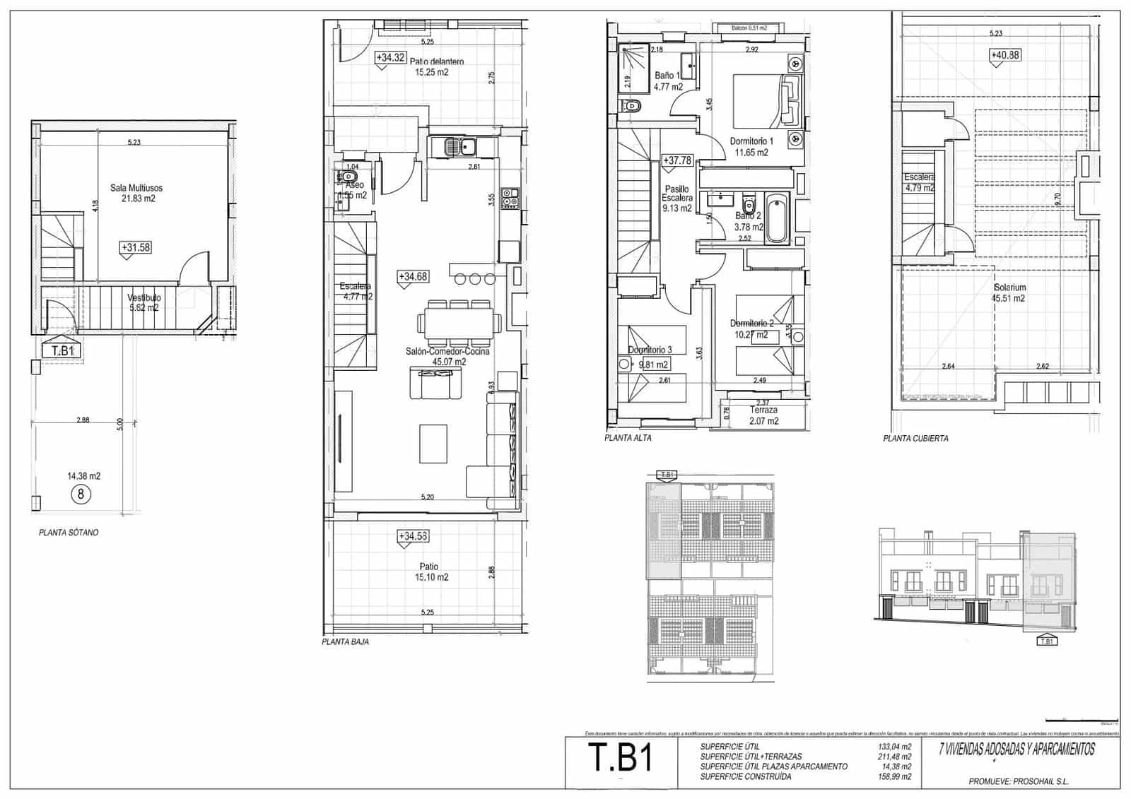 Adosado de 3 habitaciones en Mijas en venta con garaje - 450.000 € (Ref: 8865397)