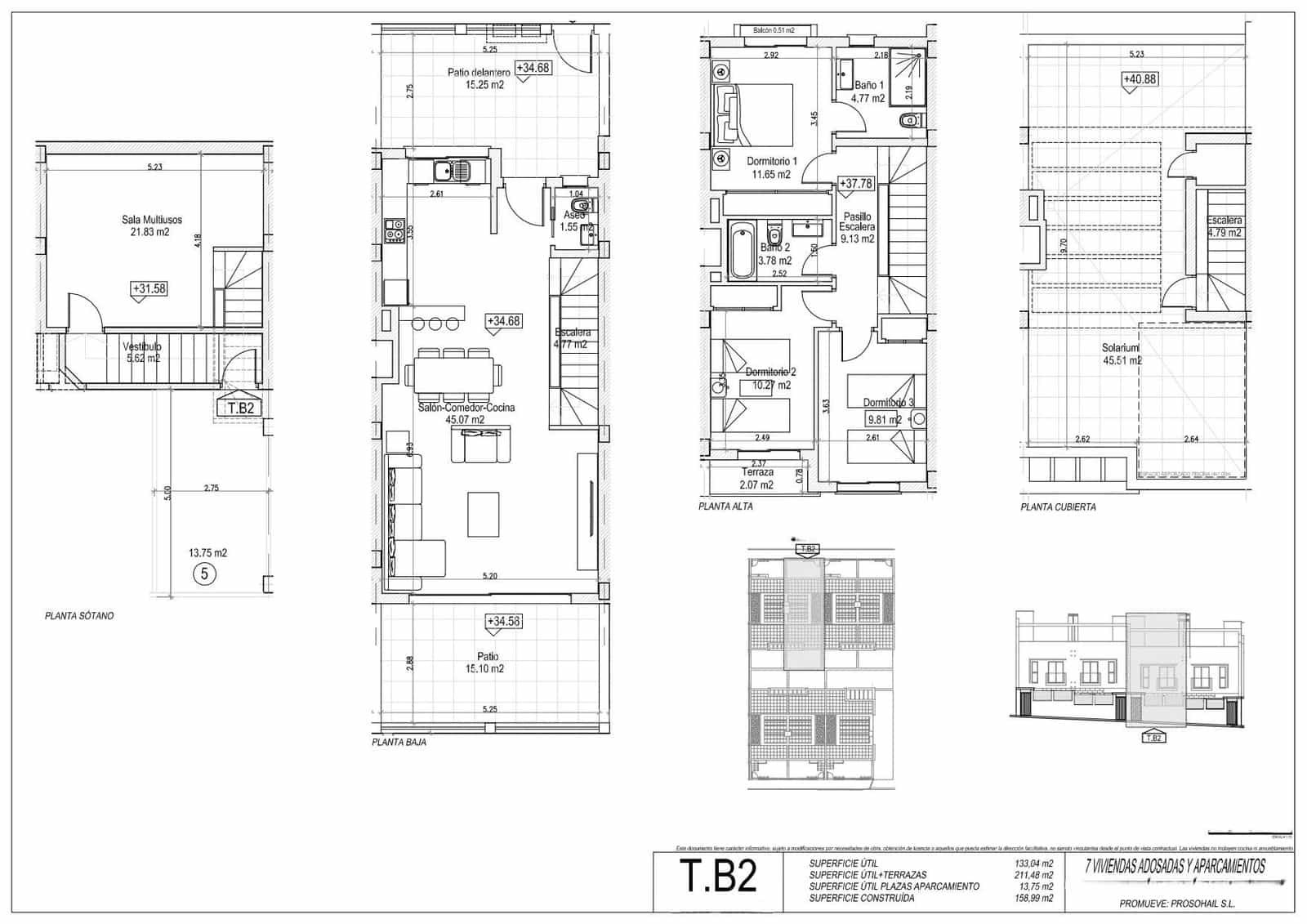 Adosado de 3 habitaciones en Mijas en venta con garaje - 450.000 € (Ref: 8865397)