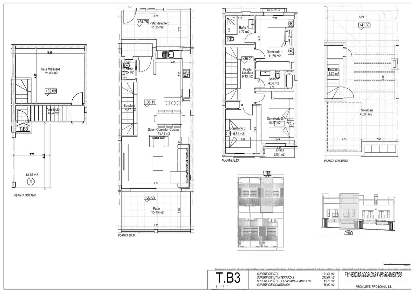 Adosado de 3 habitaciones en Mijas en venta con garaje - 450.000 € (Ref: 8865397)