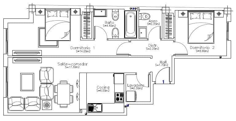 Apartamento de 1 habitación en Málaga ciudad en venta con piscina garaje - 313.000 € (Ref: 9116233)