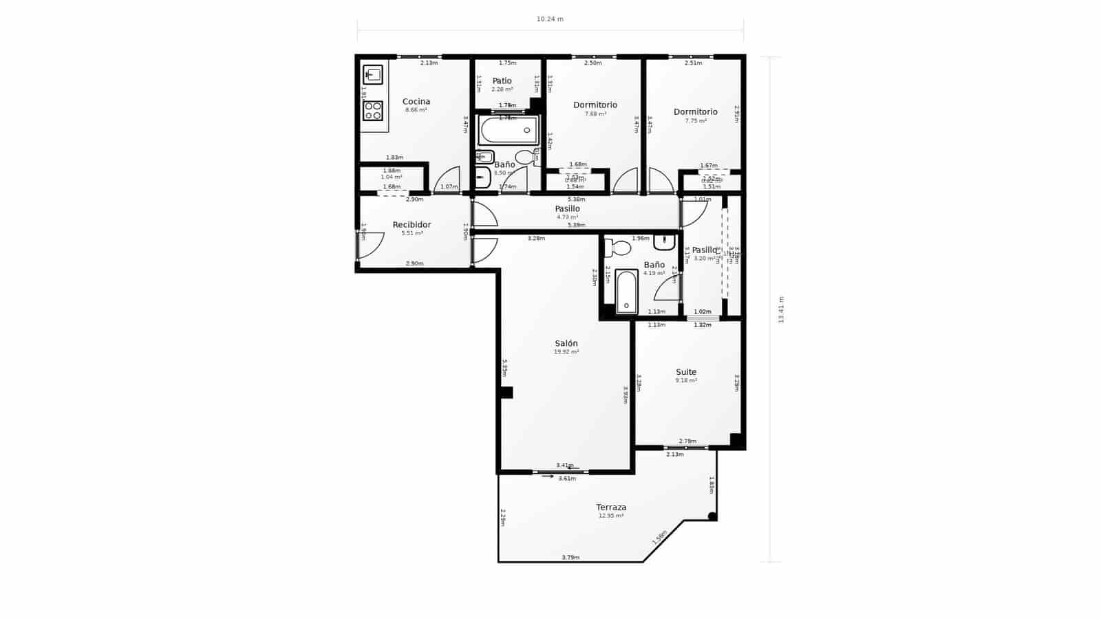 3 bedroom Flat for sale in Torrequebrada with pool garage - € 465,000 (Ref: 9686545)