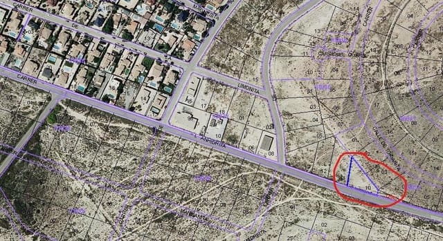 Byggetomt til salgs i Muchamiel / Mutxamel - € 86 000 (Ref: 8924045)