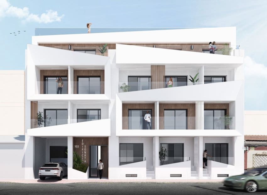 2 makuuhuone Kattohuoneisto myytävänä paikassa Torrevieja mukana uima-altaan - 269 000 € (Ref: 9189248)