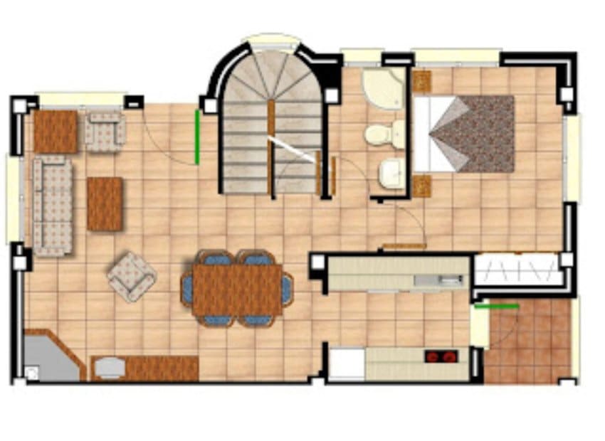 2 chambre Villa/Maison Semi-Mitoyenne à vendre à Ciudad Quesada avec piscine - 250 000 € (Ref: 9816641)