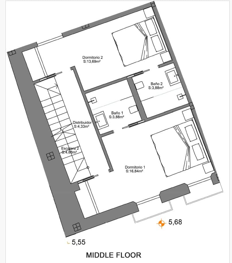 3 quarto Casa em Banda para venda em Estepona - 850 000 € (Ref: 10061728)
