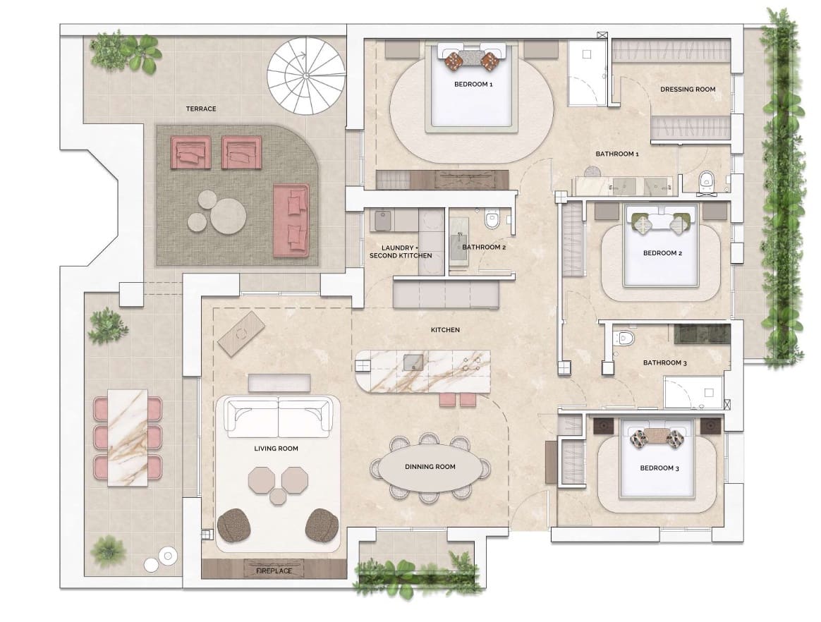 3 Zimmer Penthouse zu verkaufen in Estepona mit Pool Garage - 2.495.000 € (Ref: 10064078)