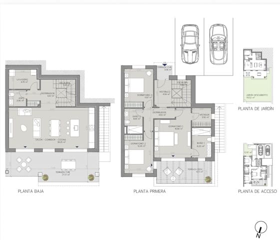 3 chambre Villa/Maison Semi-Mitoyenne à vendre à Estepona Golf, Estepona avec piscine garage - 848 000 € (Ref: 10100132)