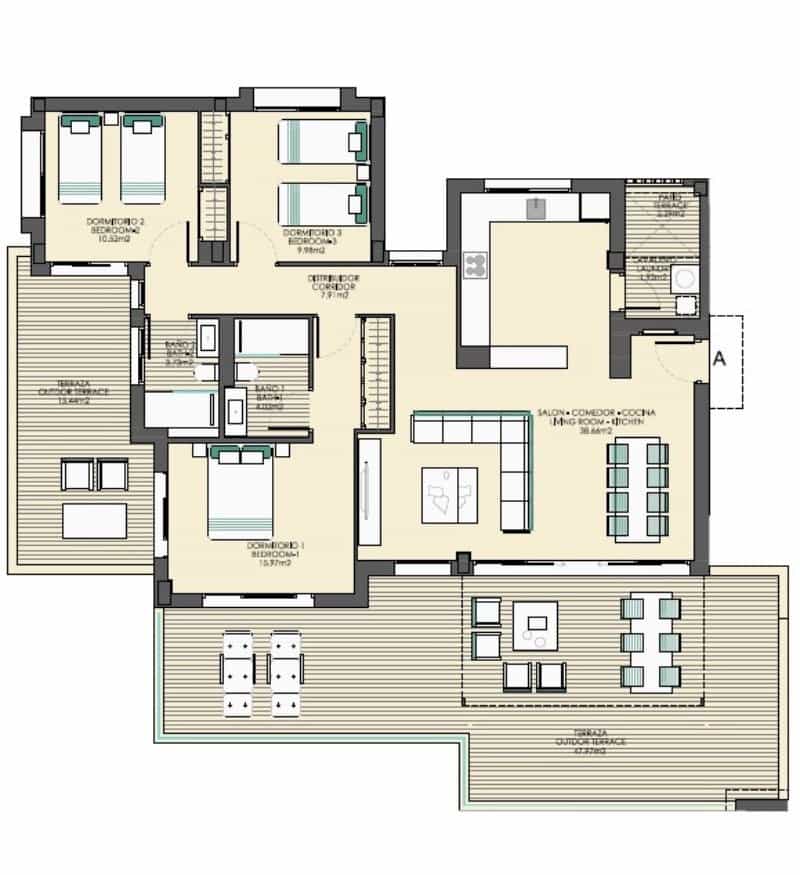 Ático de 3 habitaciones en Casares en venta con piscina garaje - 720.000 € (Ref: 7994774)