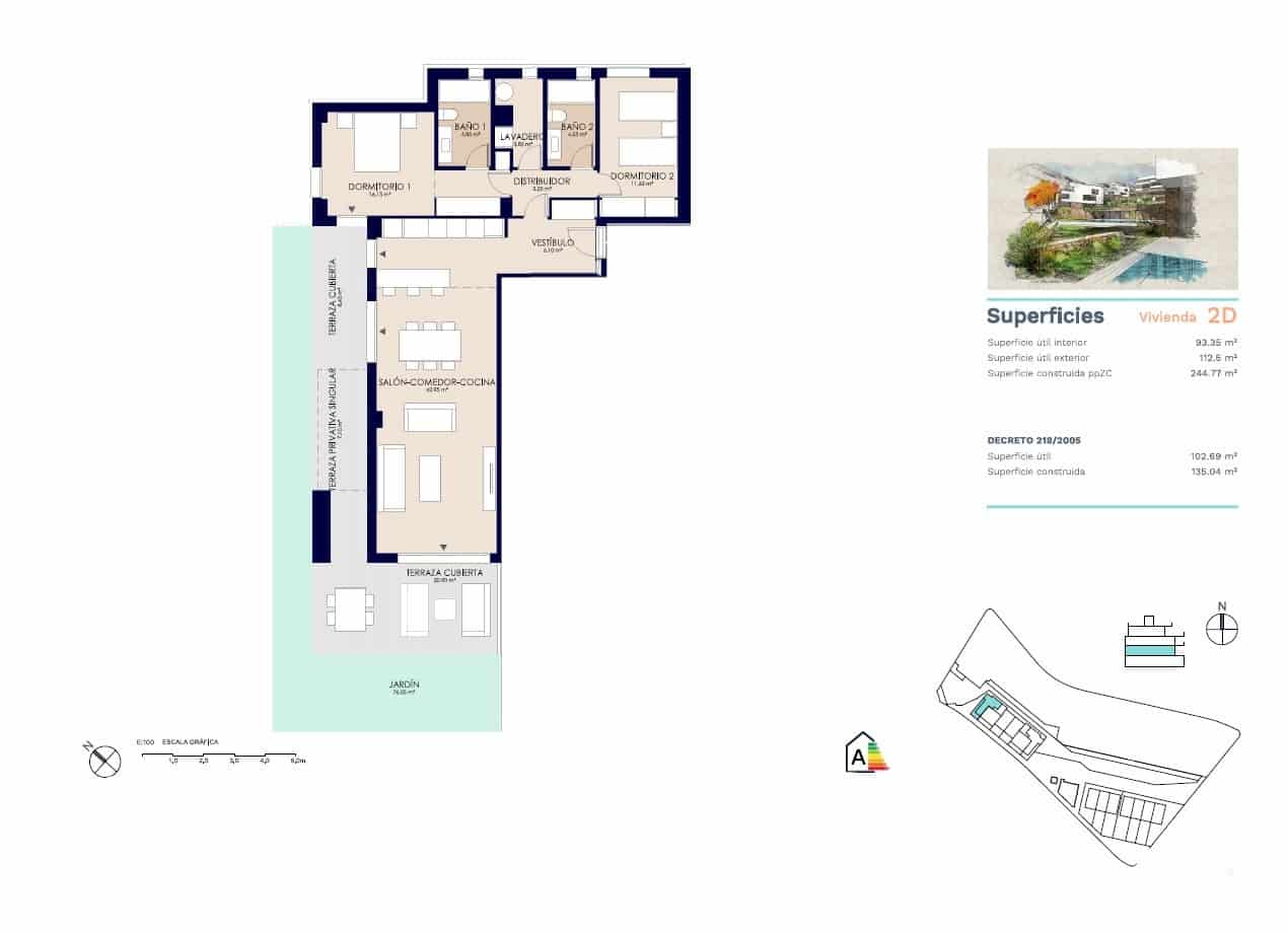 2 bedroom Apartment for sale in Estepona with pool garage - € 538,000 (Ref: 8187452)