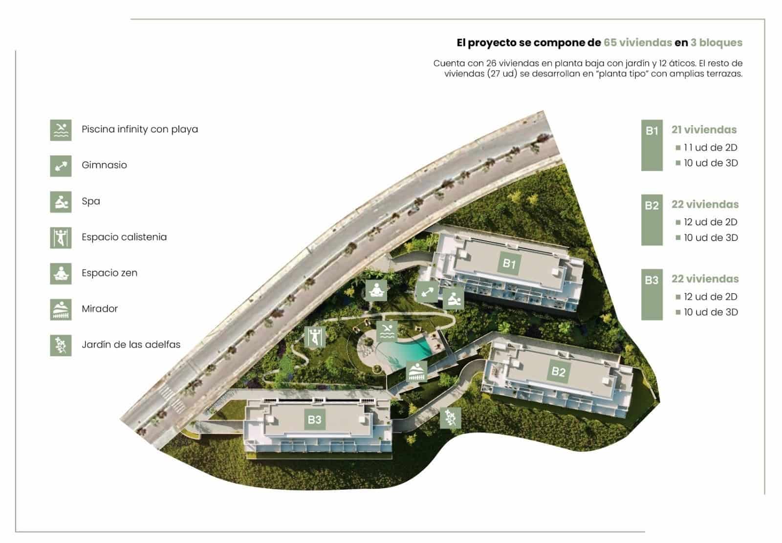 2 sypialnia Apartament na sprzedaż w Casares z basenem garażem - 427 000 € (Ref: 8403411)