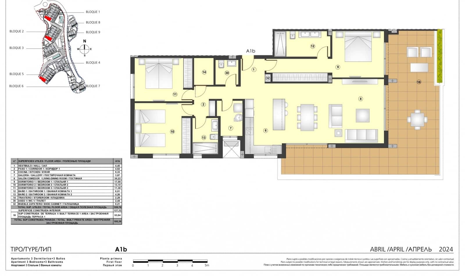 3 slaapkamer Appartement te koop in New Golden Mile met zwembad garage - € 700.000 (Ref: 8522990)