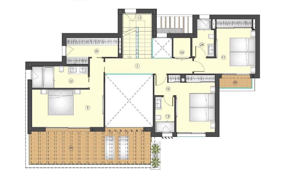 4 sovrum Villa till salu i New Golden Mile med pool garage - 2 200 000 € (Ref: 8557295)