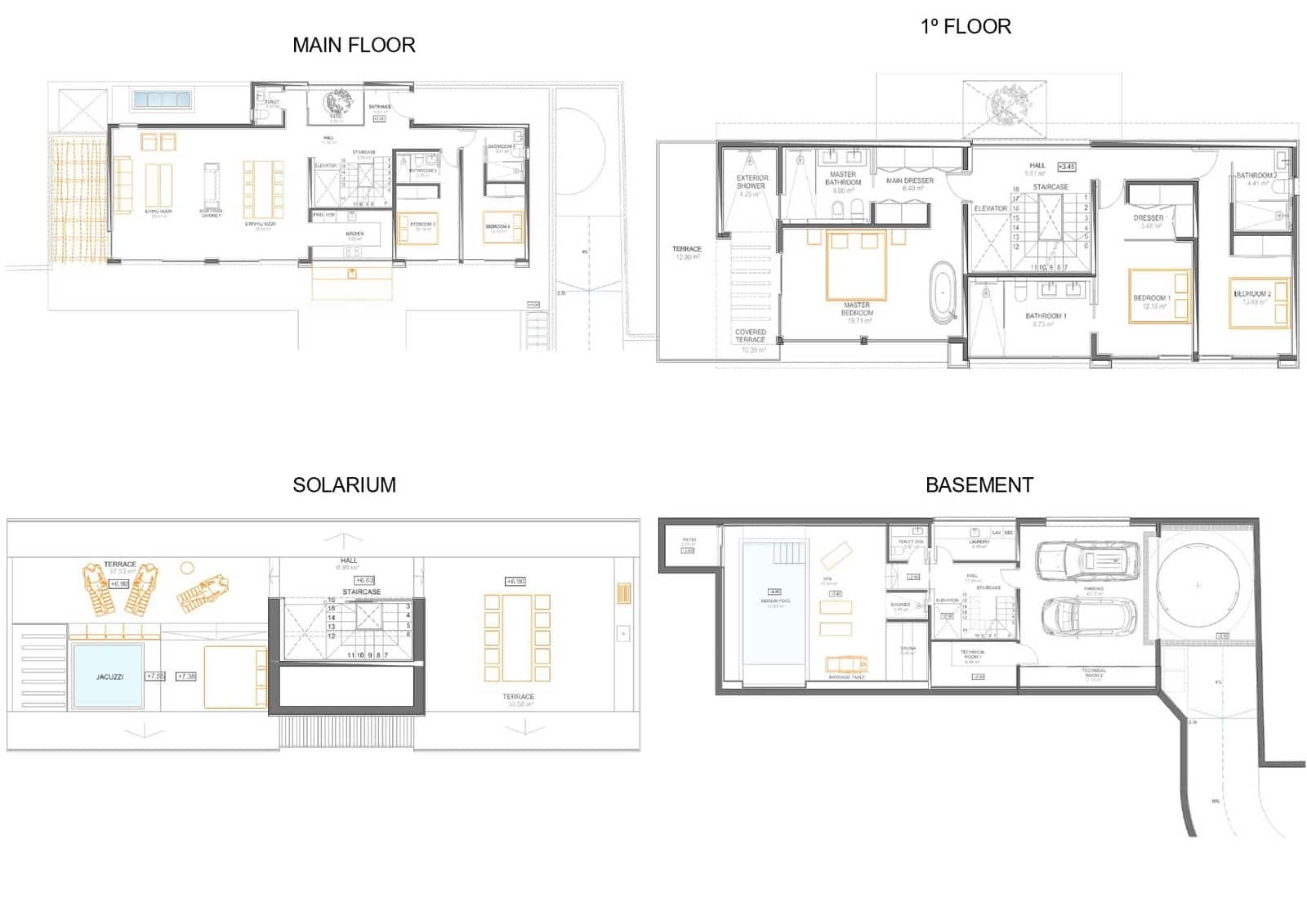 5 camera da letto Villa in vendita in Estepona con piscina garage - 6.200.000 € (Rif: 8624896)