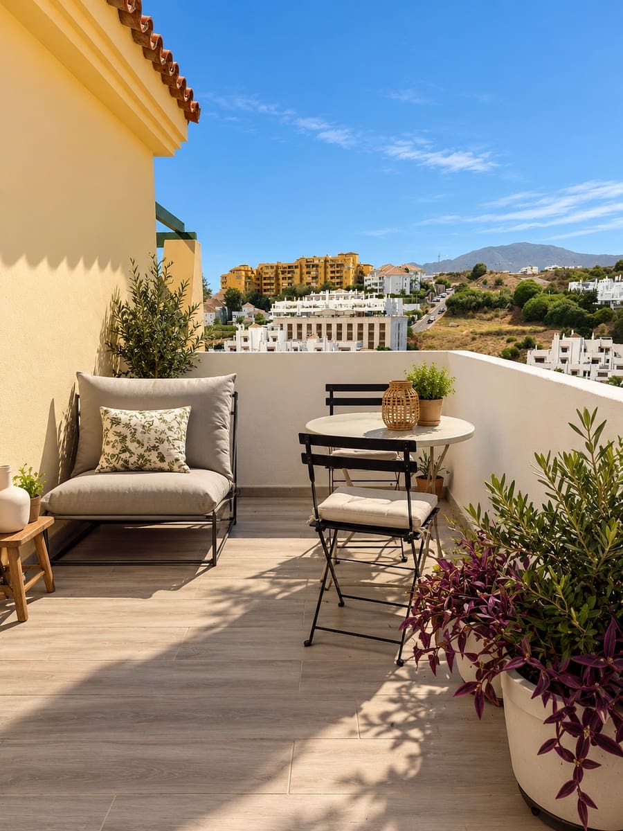 3 chambre Penthouse à vendre à New Golden Mile avec piscine garage - 499 000 € (Ref: 8862568)