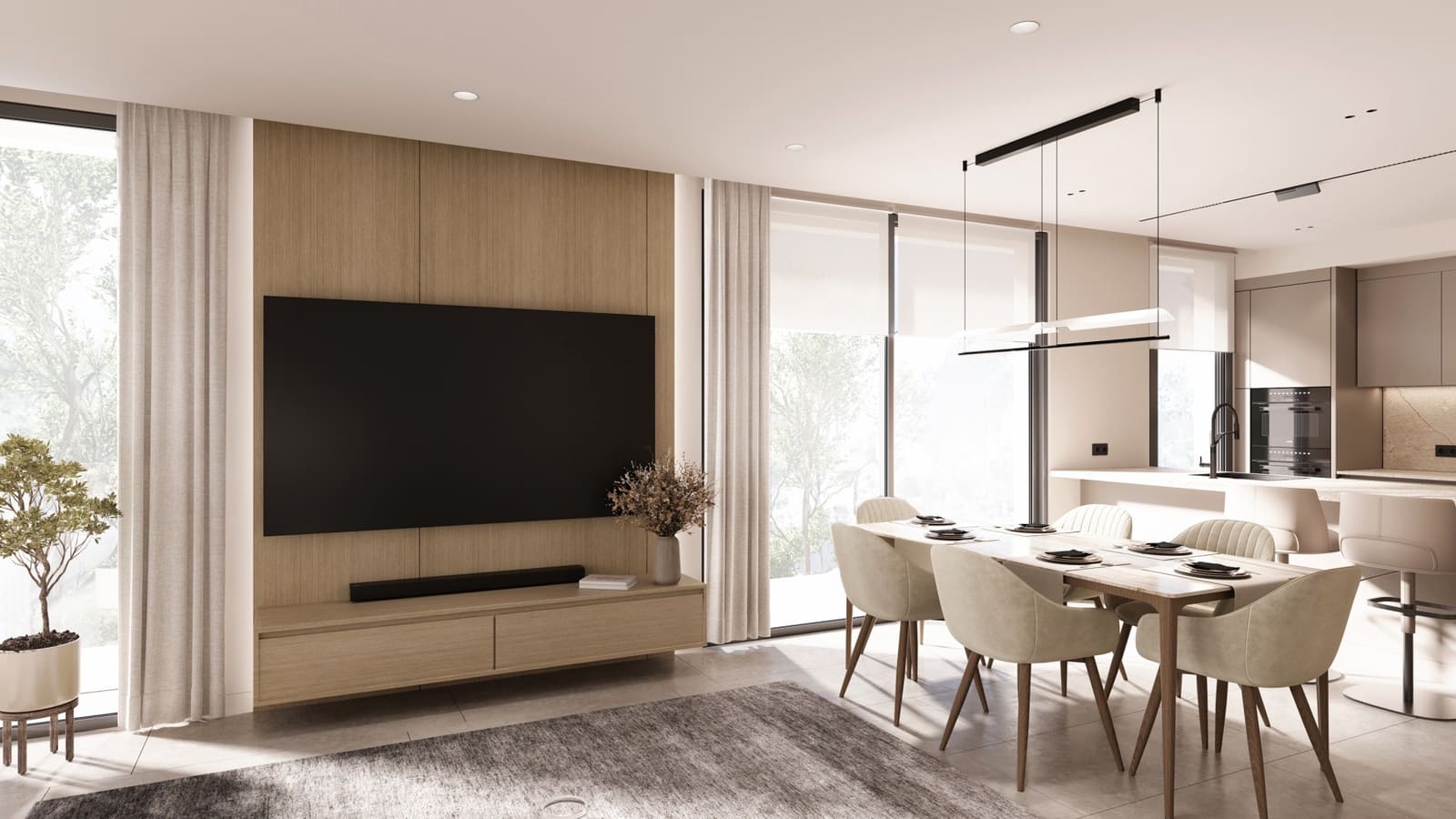 2 sypialnia Apartament na sprzedaż w Los Flamingos z basenem garażem - 780 000 € (Ref: 8946754)