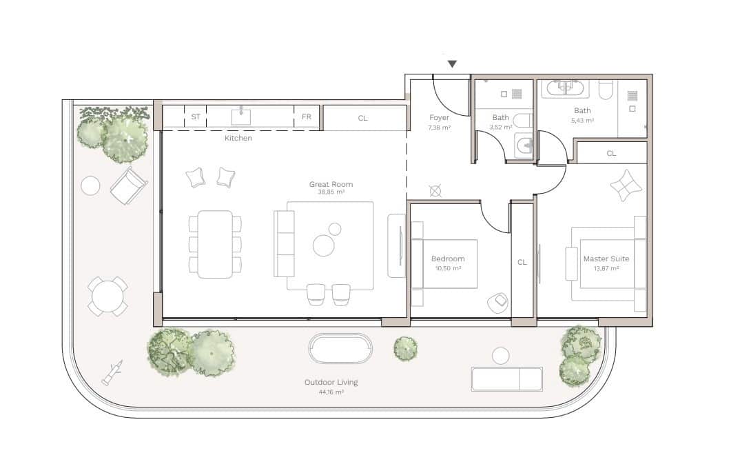 2 sypialnia Apartament na sprzedaż w Estepona z basenem garażem - 563 000 € (Ref: 8948949)
