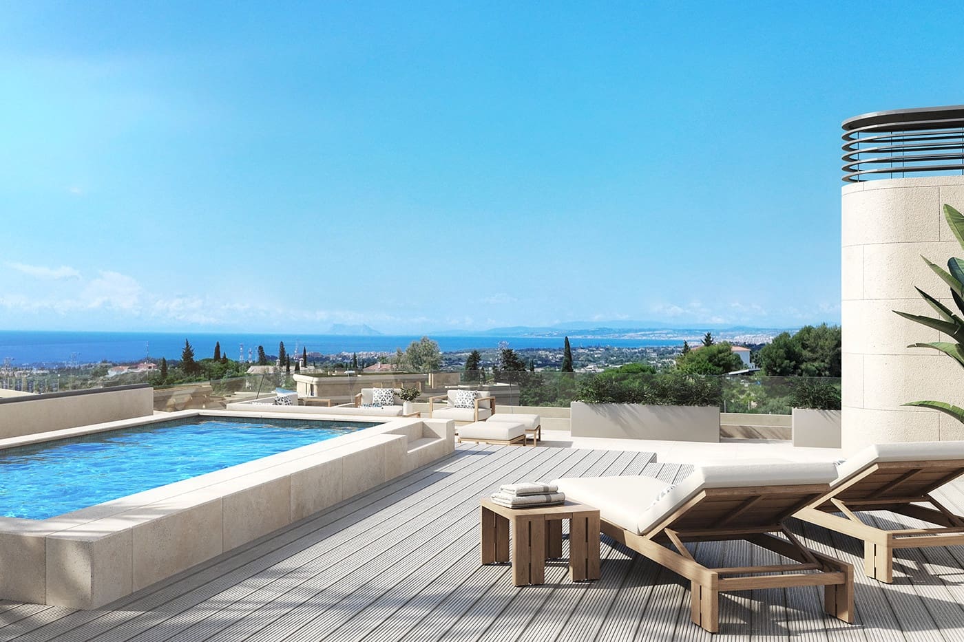 3 soveværelse Lejlighed til salg i New Golden Mile med swimmingpool garage - € 782.000 (Ref: 8985824)