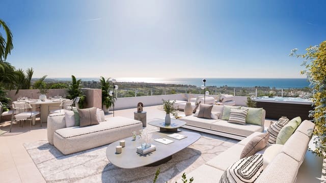 Ático de 2 habitaciones en Selwo, Estepona en venta con piscina garaje - 765.000 € (Ref: 9112497)