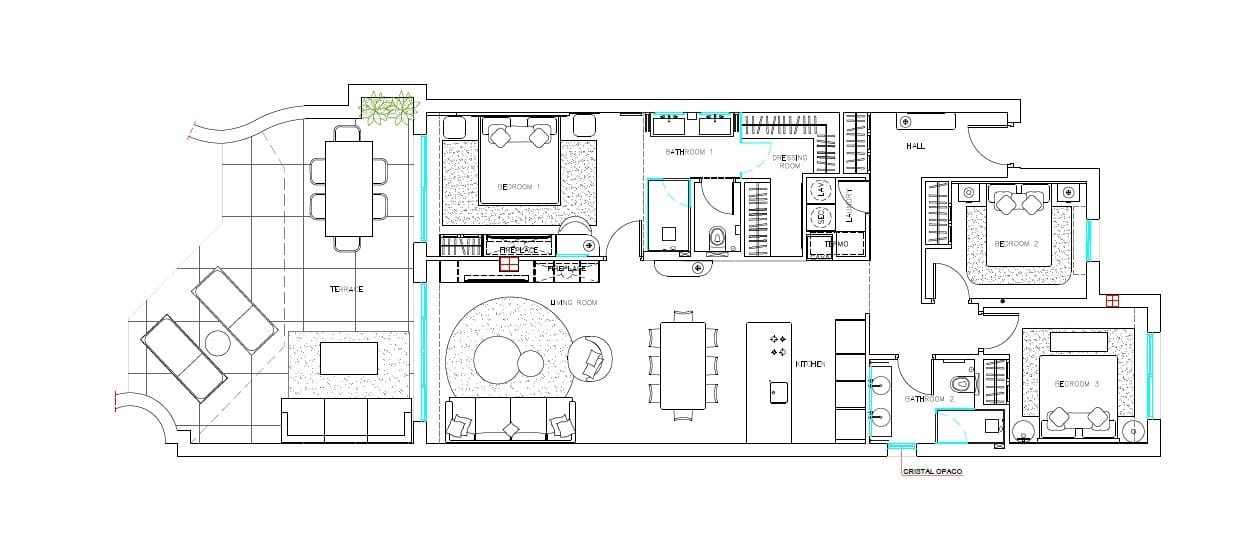 3 camera da letto Appartamento in vendita in New Golden Mile con piscina garage - 2.350.000 € (Rif: 9132558)