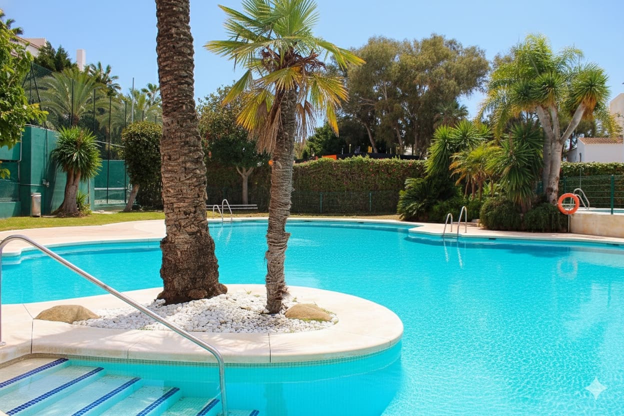 3 sypialnia Penthouse na sprzedaż w Puerto Banus z basenem garażem - 1 197 000 € (Ref: 9349282)