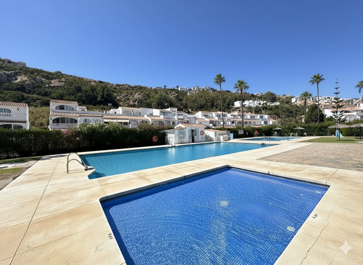 3 Zimmer Doppelhaus zu verkaufen in Manilva mit Pool Garage - 299.000 € (Ref: 9355692)