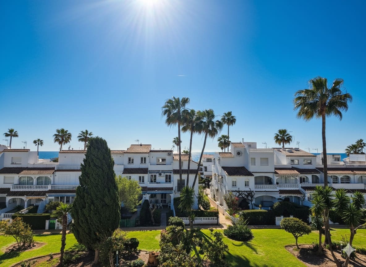 3 Zimmer Doppelhaus zu verkaufen in Manilva mit Pool Garage - 299.000 € (Ref: 9355692)