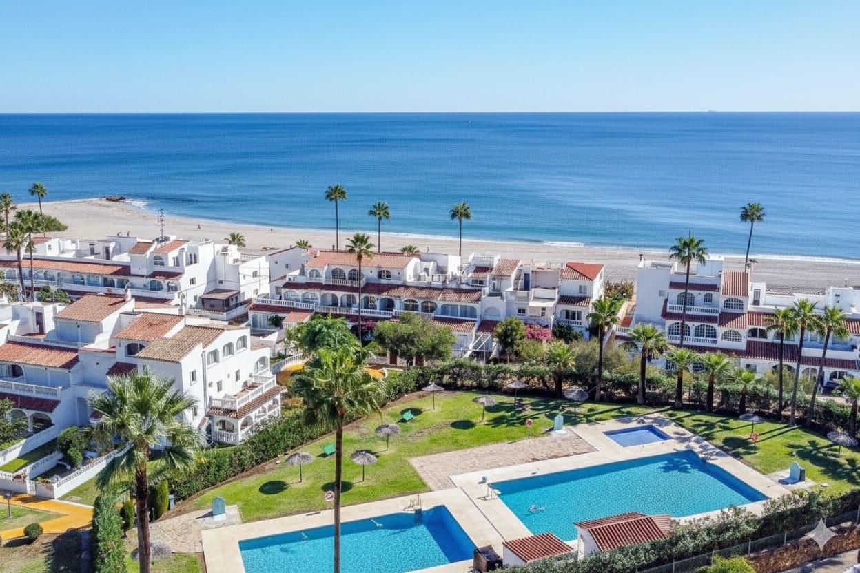 3 Zimmer Doppelhaus zu verkaufen in Manilva mit Pool Garage - 299.000 € (Ref: 9355692)