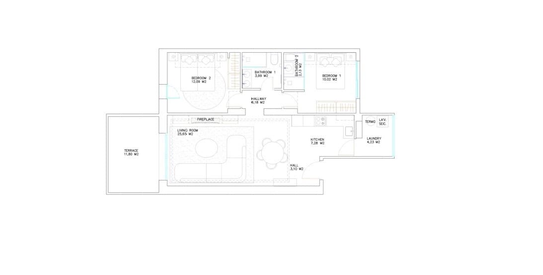 2 soverom Leilighet til salgs i Costalita med svømmebasseng - € 995 000 (Ref: 9395851)