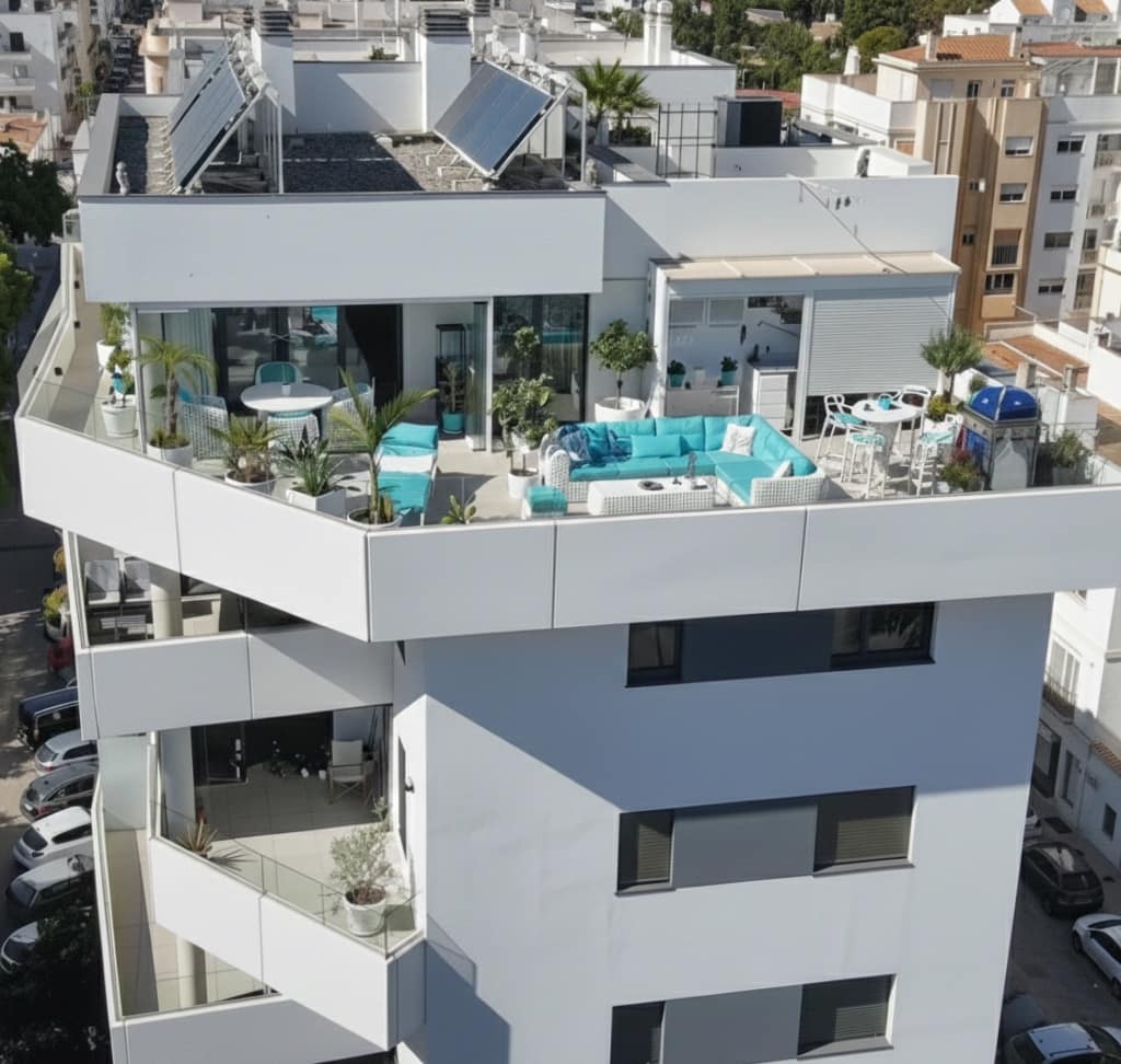 3 soveværelse Penthouse til salg i Estepona med swimmingpool garage - € 1.850.000 (Ref: 9450133)