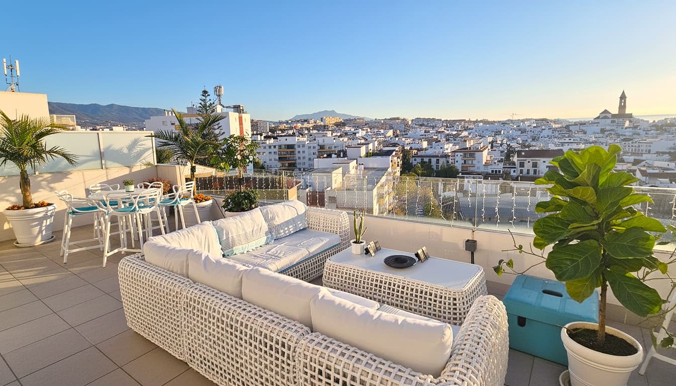 3 soveværelse Penthouse til salg i Estepona med swimmingpool garage - € 1.850.000 (Ref: 9450133)