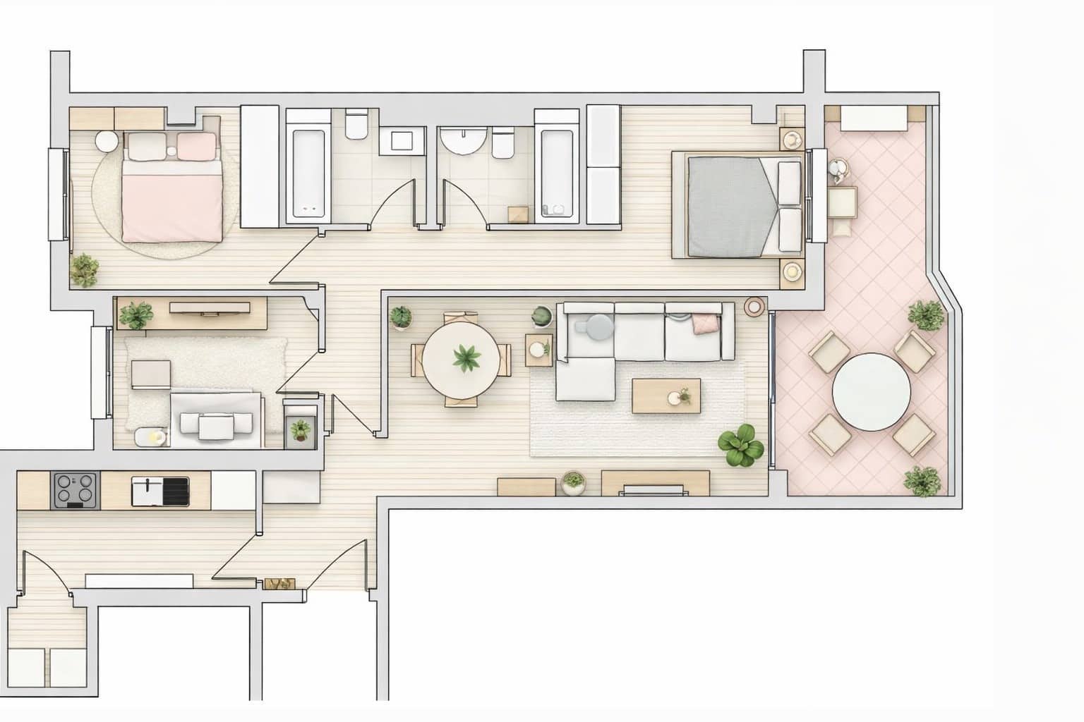 3 soverom Leilighet til salgs i Estepona med svømmebasseng garasje - € 339 000 (Ref: 9551189)