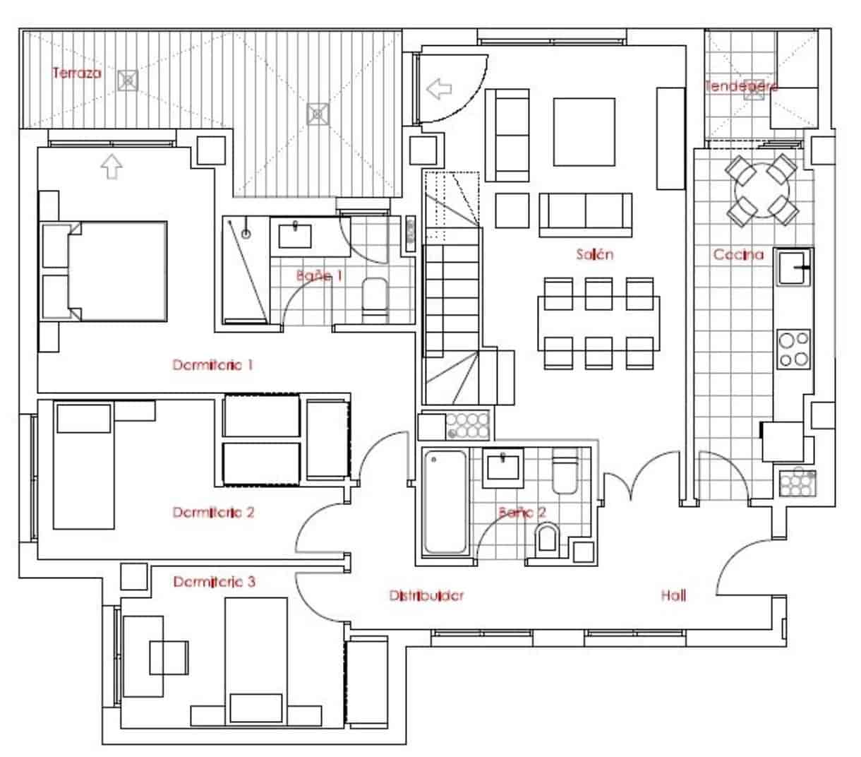 3 bedroom Penthouse for sale in Estepona with pool garage - € 759,000 (Ref: 9607931)