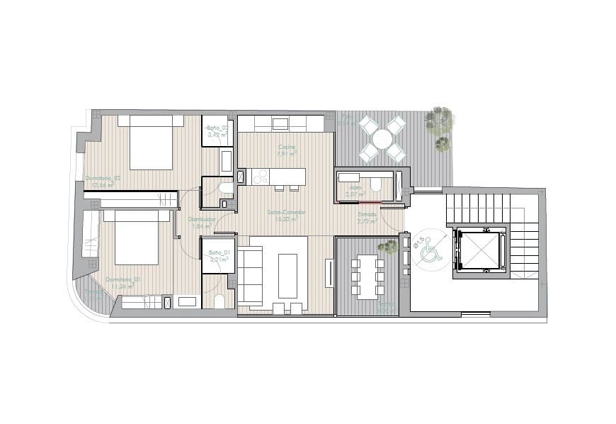 2 sovrum Lägenhet till salu i Estepona - 699 000 € (Ref: 9629881)