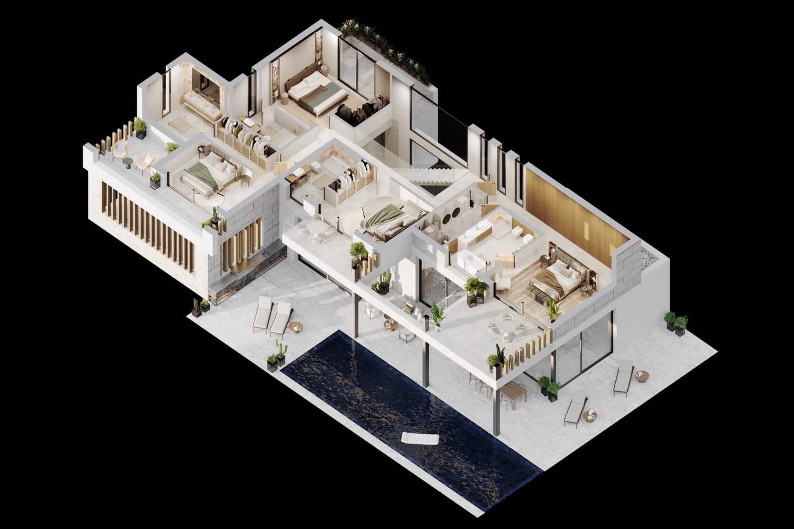 4 Zimmer Villa zu verkaufen in Bel-Air mit Pool Garage - 2.550.000 € (Ref: 9719757)