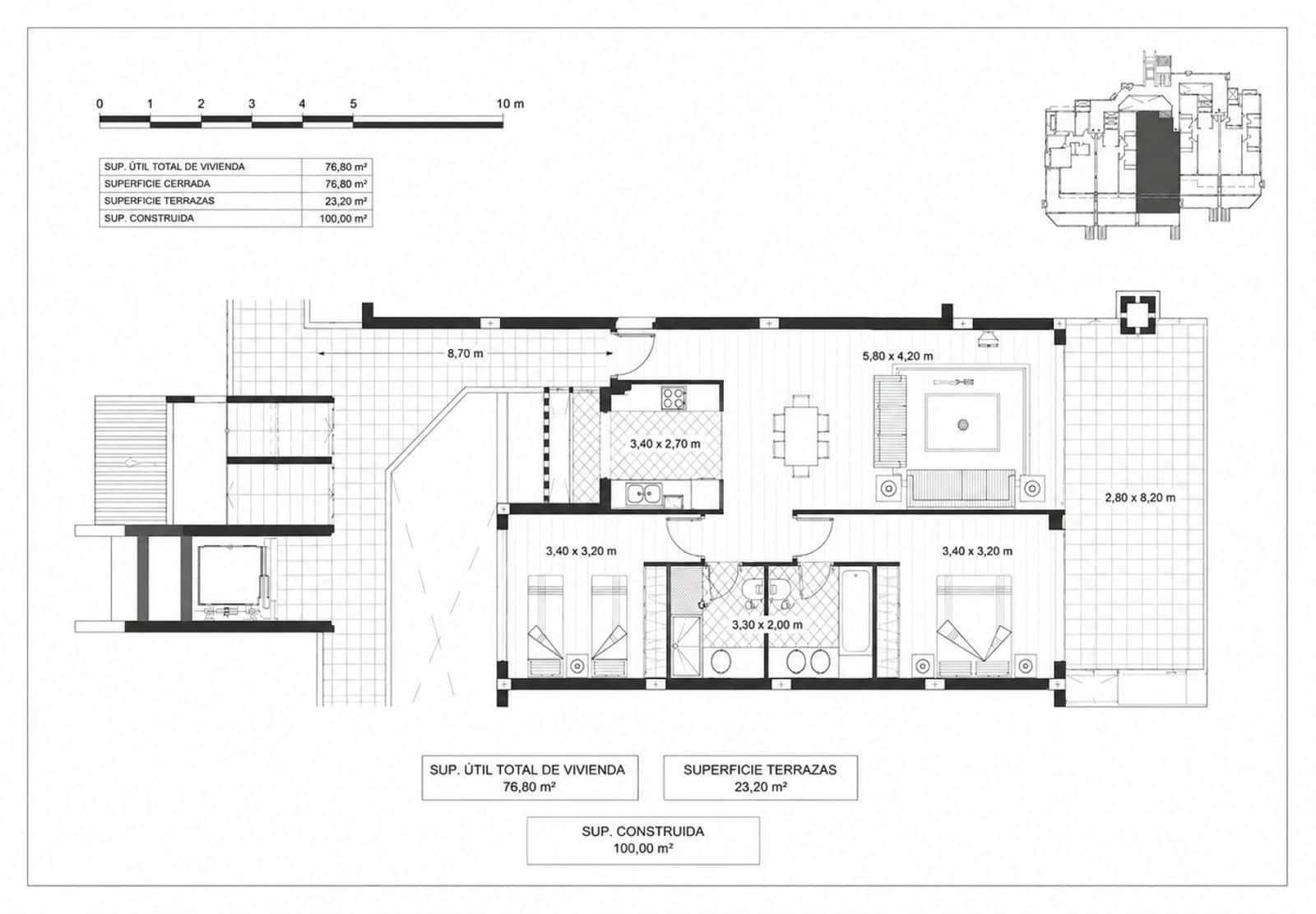 2 bedroom Apartment for sale in Buenas Noches with pool garage - € 458,000 (Ref: 9865103)