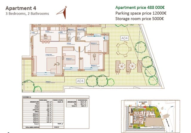3 slaapkamer Appartement te koop in Javea / Xàbia met zwembad garage - € 448.000 (Ref: 9494858)