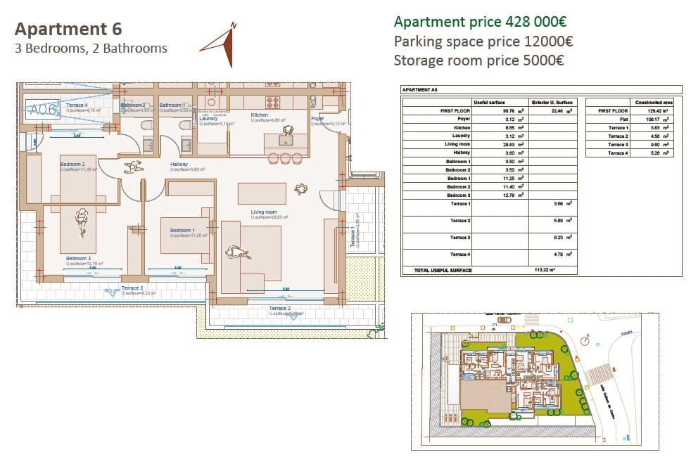 3 slaapkamer Appartement te koop in Javea / Xabia met zwembad - € 428.000 (Ref: 9494859)