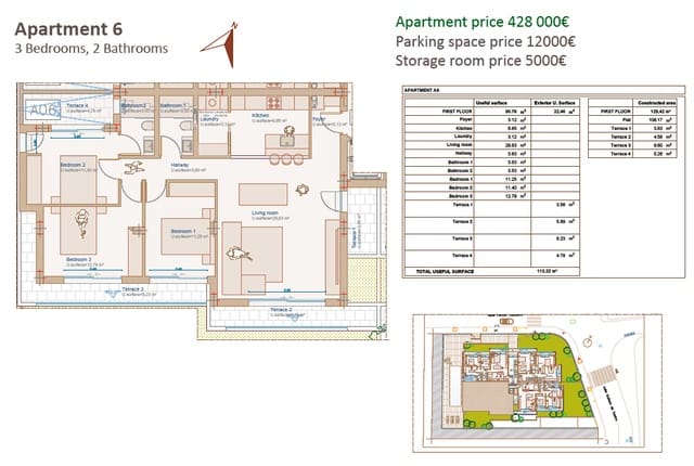 3 slaapkamer Appartement te koop in Javea / Xàbia met zwembad - € 428.000 (Ref: 9494859)