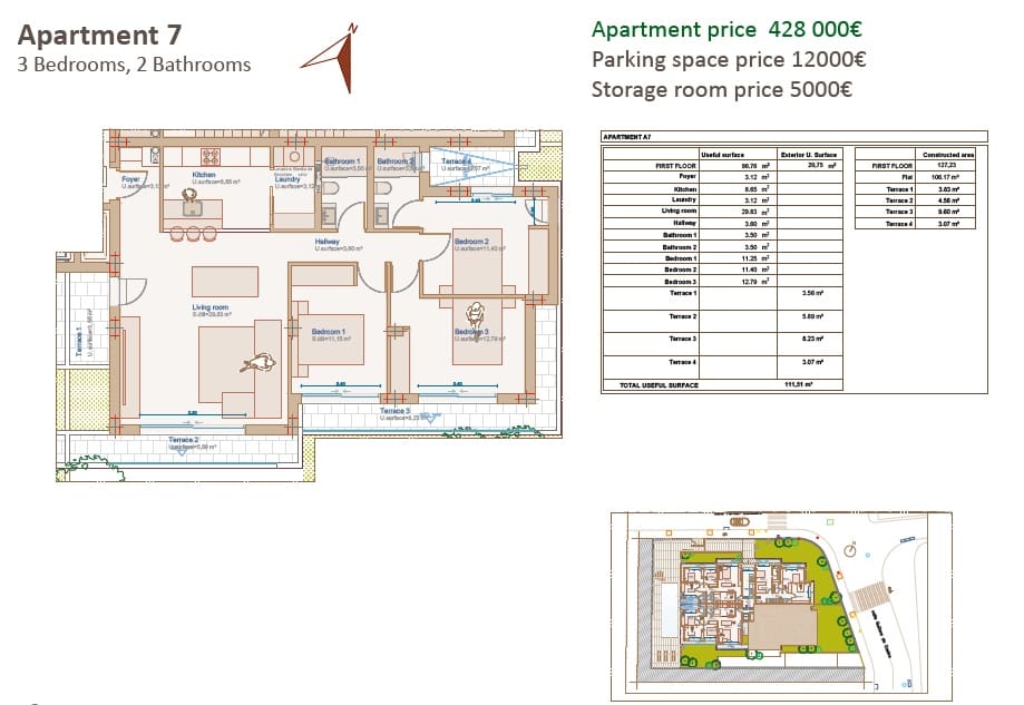 3 slaapkamer Appartement te koop in Javea / Xabia met zwembad garage - € 428.000 (Ref: 9494861)