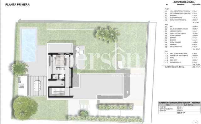 Chalet de 3 habitaciones en La Pedrera - Vessanes, Dénia en venta con piscina garaje - 1.590.000 € (Ref: 9207156)